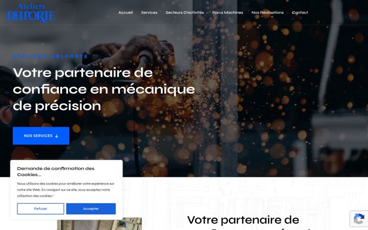 Screenshot ta' ateliersdelporte.com