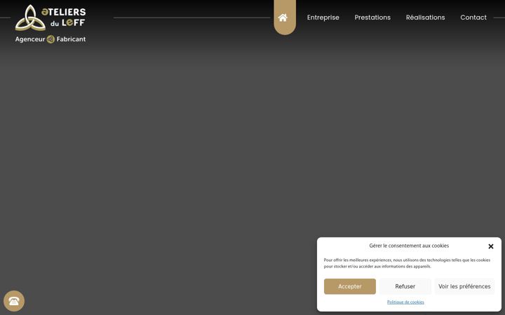 Zrzut ekranu ateliersduleff.fr