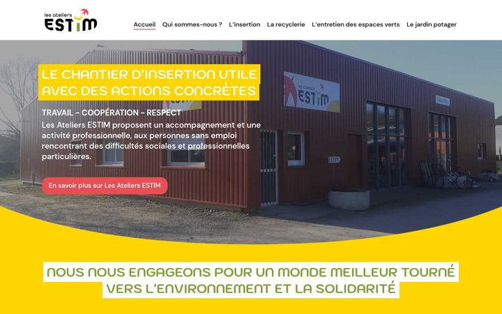Screenshot of ateliersestim.fr