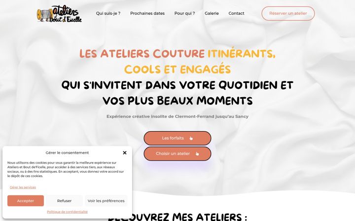 Zrzut ekranu ateliersetboutdficelle.fr