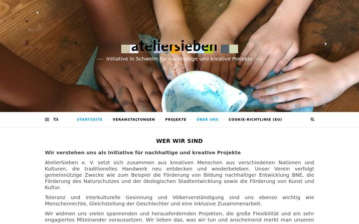 Skjermbilde av ateliersieben.org
