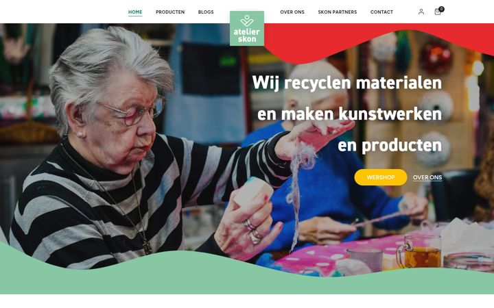 Screenshot of atelierskon.nl