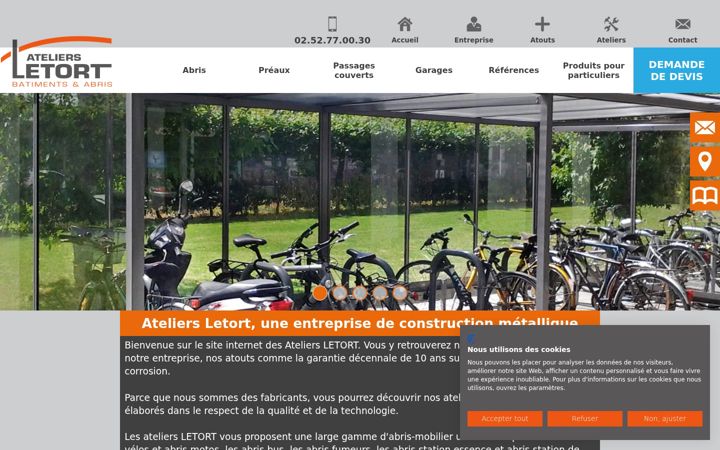 Screenshot of ateliersletort.com
