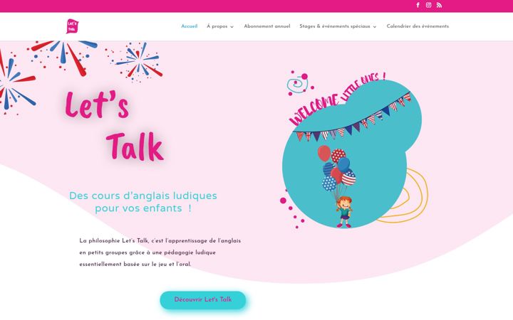 Screenshot of ateliersletstalk.fr