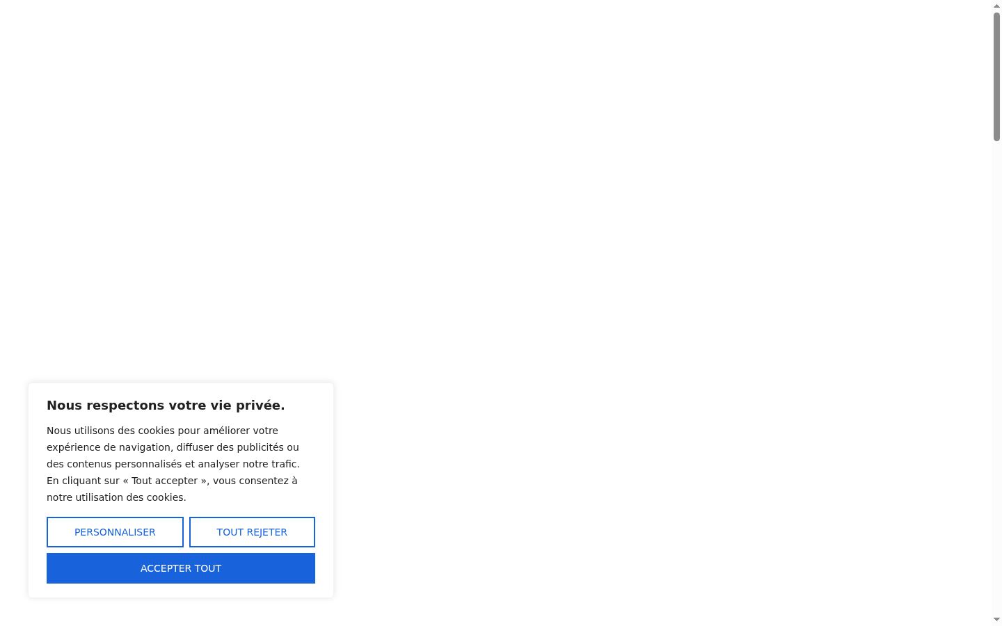 Screenshot tal-banner tal-kunsens muri qabel kwalunkwe interazzjoni