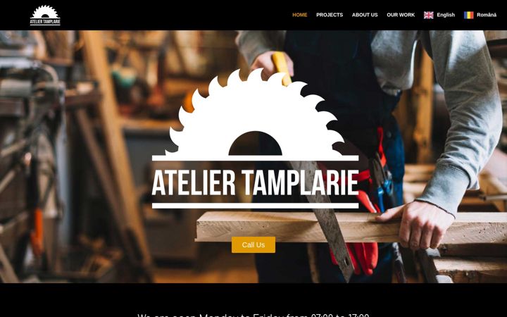 Snímek obrazovky ateliertamplarie.com