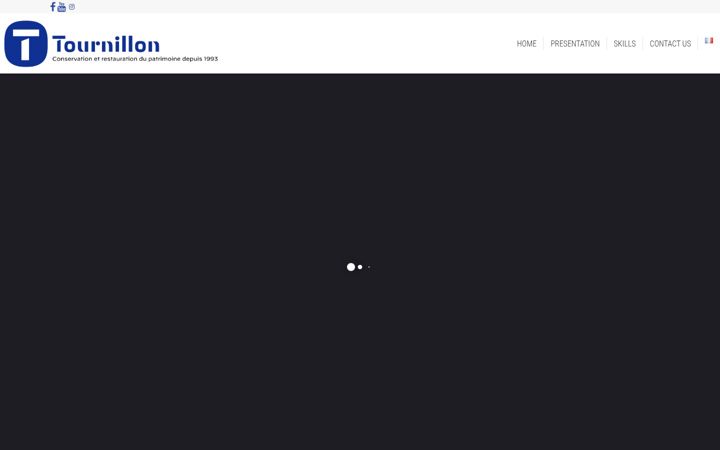 Ekrano kopija ateliertournillon.com