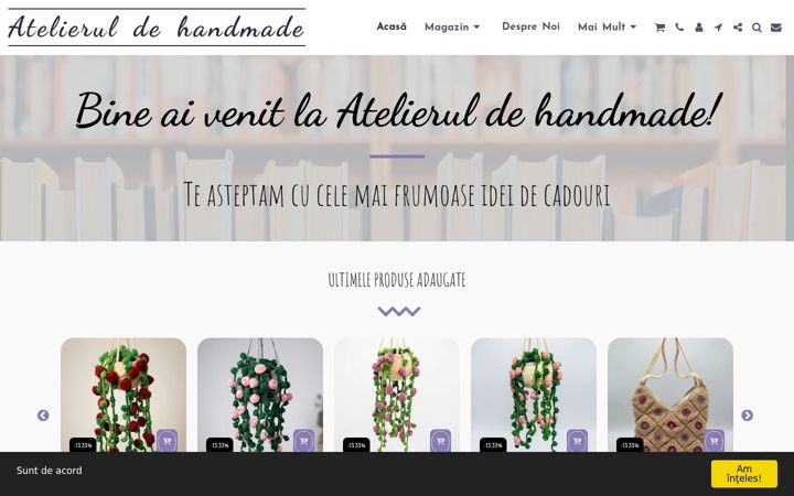 Screenshot of atelieruldehandmade.com