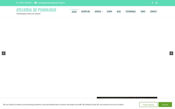 Screenshot of atelieruldepsihologie.ro