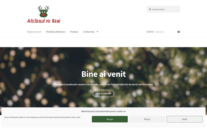 Screenshot of atelieruldereni.ro