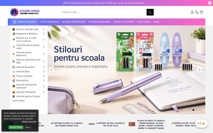 Screenshot di atelierulfamiliei.ro