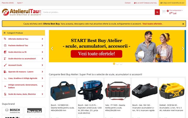 Screenshot of atelierultau.ro