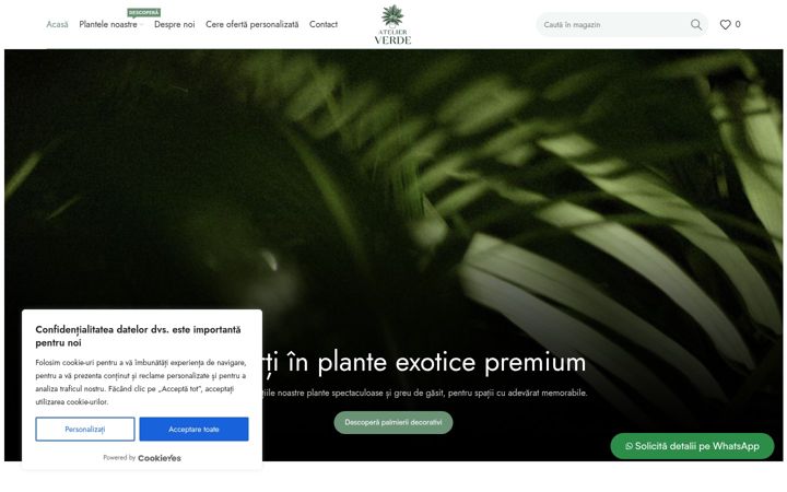 Screenshot of atelierverde.ro