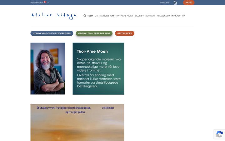 Screenshot of ateliervidsyn.no