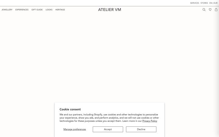 Screenshot of ateliervm.com