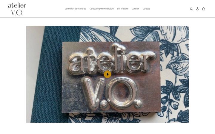Screenshot of ateliervo.be