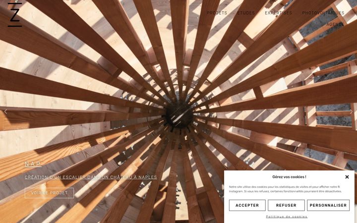 Screenshot of atelierz-architectes.com