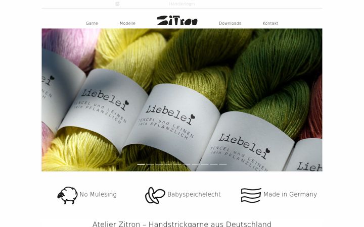 Screenshot of atelierzitron.de