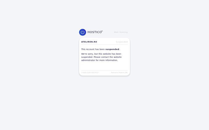 Screenshot of ateliron.ro