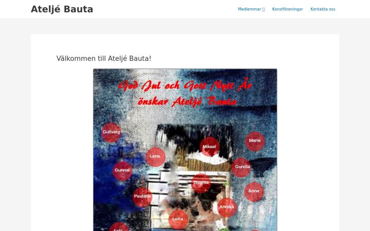 Screenshot του ateljebauta.se