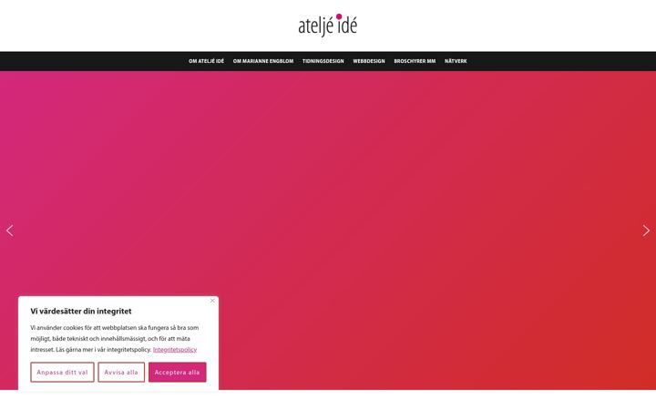 Screenshot of ateljeide.se
