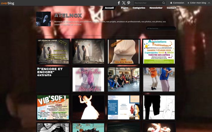 Screenshot of atelnox-danse.com