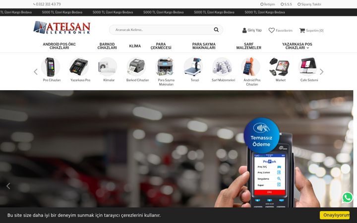 Screenshot of atelsan.com