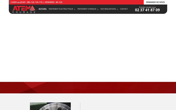 Skjámynd af atem-courage.com