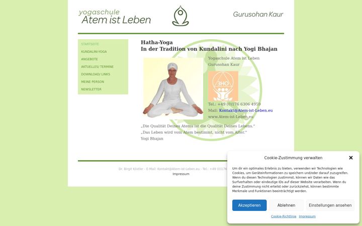 Screenshot of atem-ist-leben.eu