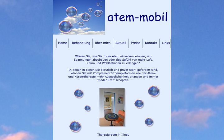Screenshot of atem-mobil.ch