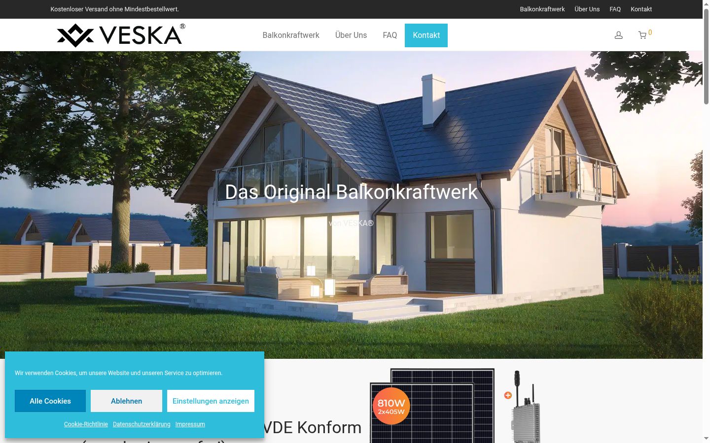 Sutikimo reklamjuostės, rodytos prieš bet kokią sąveiką, ekrano kopija