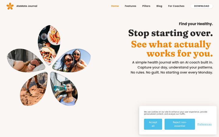 Screenshot of atemate.com