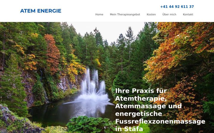Screenshot of atemenergie.ch