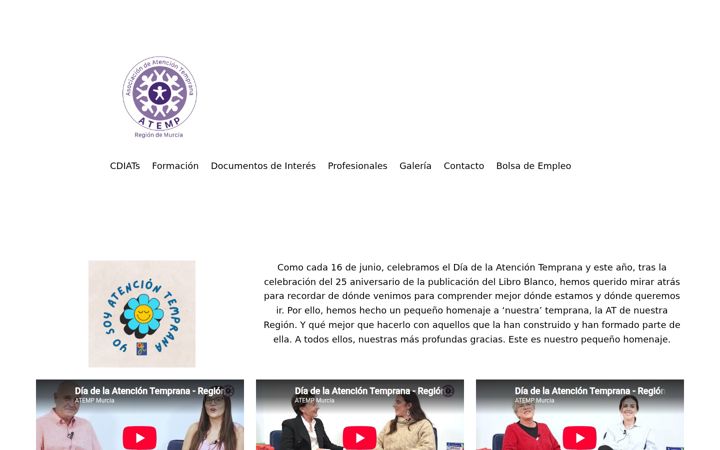 Screenshot of atemp.es