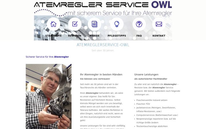 Screenshot of atemreglerservice-owl.de