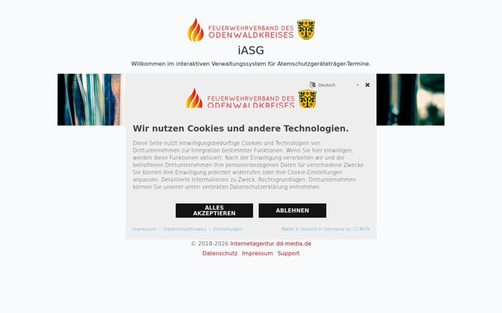 Screenshot of atemschutz-odenwaldkreis.de