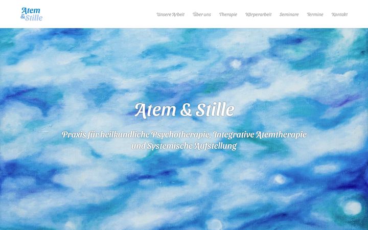 Screenshot of atemundstille.de