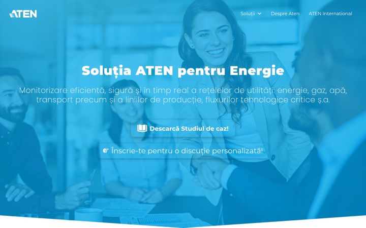 Screenshot of aten.ro