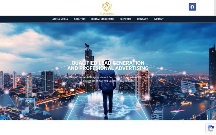 Screenshot of atena-media.ba