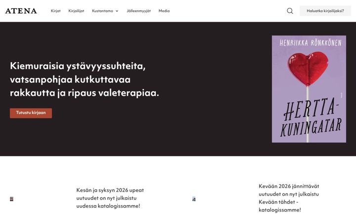 Skærmbillede af atena.fi
