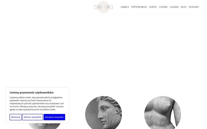 Screenshot of atenaclinic.pl