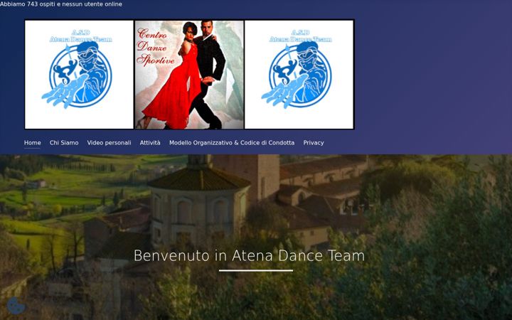 Screenshot of atenadanceteam.com
