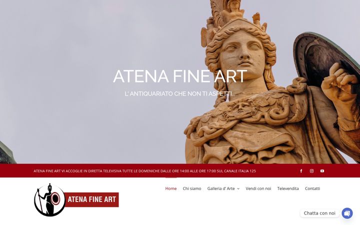 Zrzut ekranu atenafineart.it