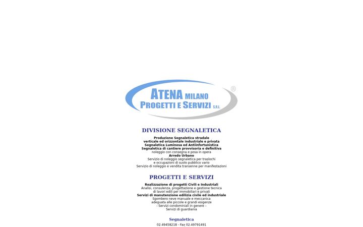 Screenshot of atenamilano.com