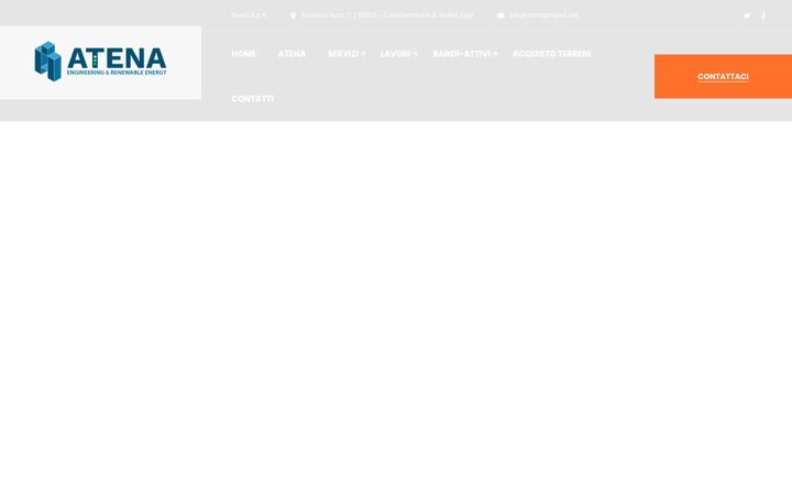 Screenshot of atenaproject.net
