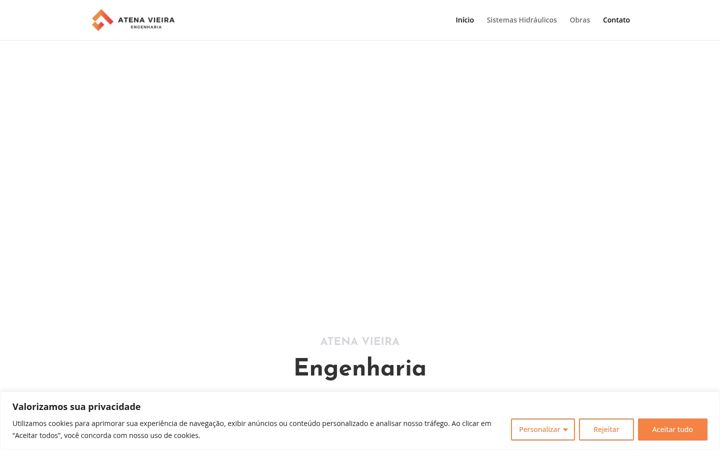 Screenshot of atenavieira.com.br