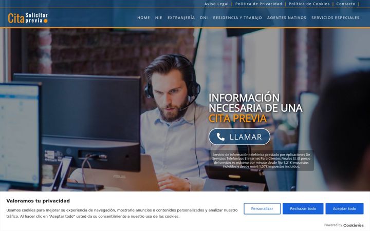 Screenshot of atencionecita.com