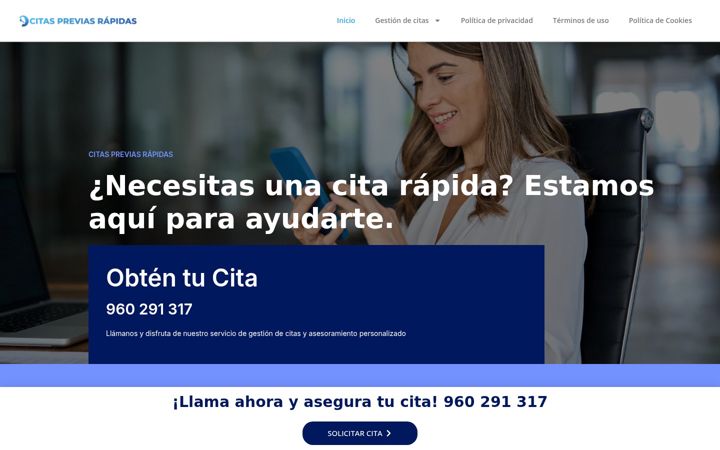 Screenshot of atencionecliente.com
