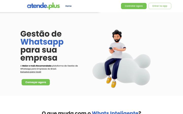 Screenshot of atende.plus