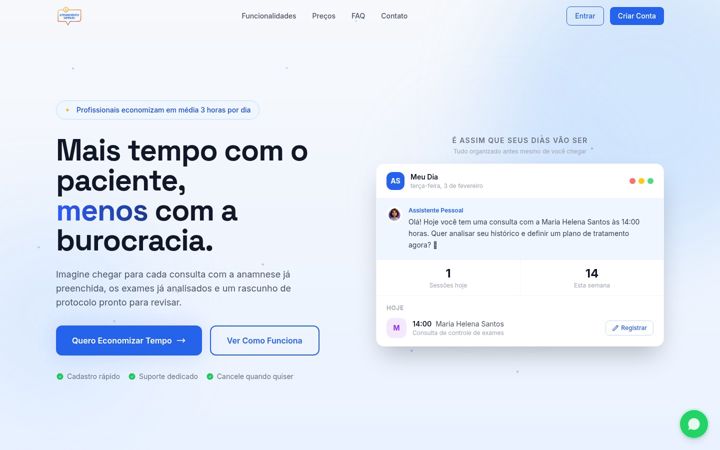 Screenshot of atendimentosimples.com